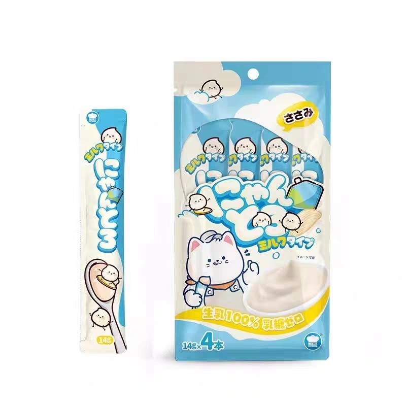 LieBaoの舖🐱貓肉泥🐱日本Hell＇s Kitchen地獄廚房🎨綜合鮮奶貓肉泥條14g/4入🐠營養補水🐠-細節圖6