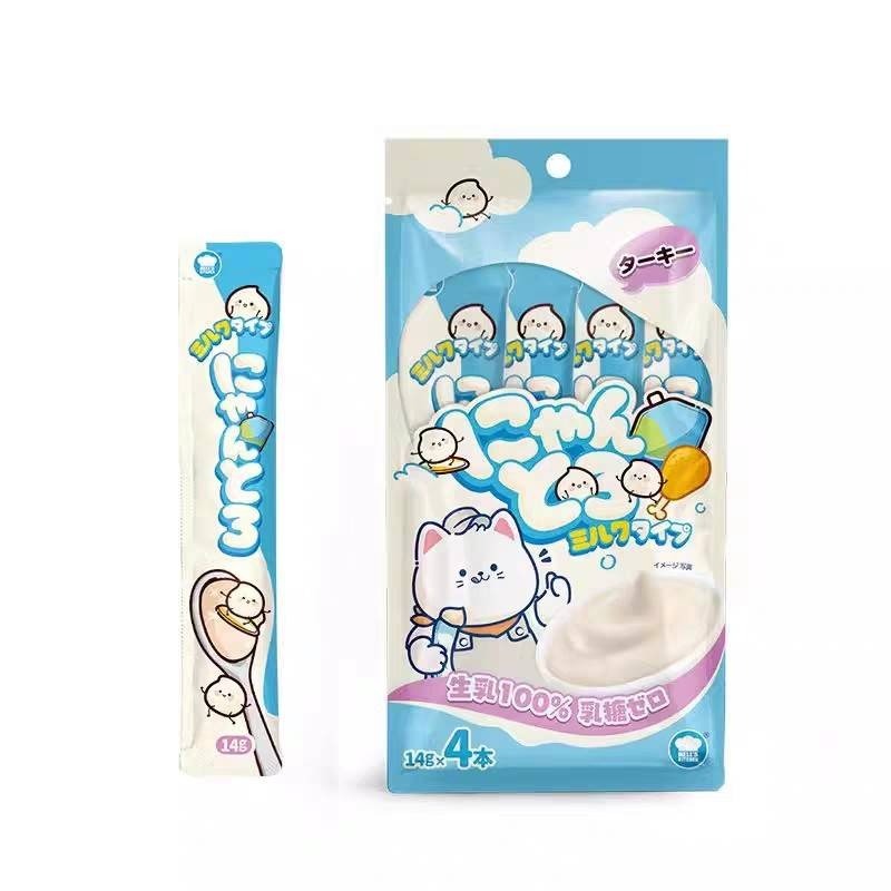 LieBaoの舖🐱貓肉泥🐱日本Hell＇s Kitchen地獄廚房🎨綜合鮮奶貓肉泥條14g/4入🐠營養補水🐠-細節圖7