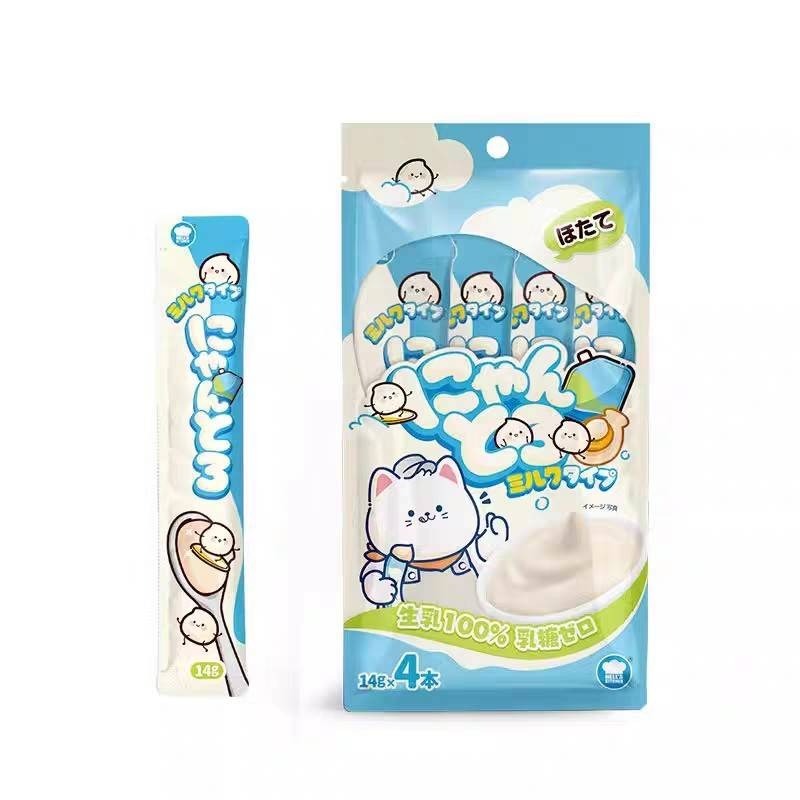 LieBaoの舖🐱貓肉泥🐱日本Hell＇s Kitchen地獄廚房🎨綜合鮮奶貓肉泥條14g/4入🐠營養補水🐠-細節圖8