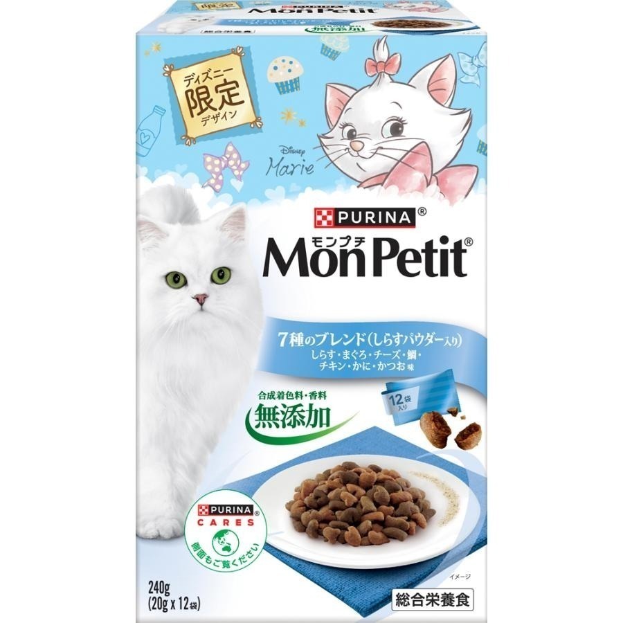 LieBaoの舖🐱期間限定🐱日本Monpetit貓倍麗🍰期間限定🍰七種混合口味🍰綜合海鮮盒裝240g貓乾糧🪴-細節圖2