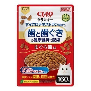 LieBaoの舖🐱貓咪零食🐱日本CIAO潔牙健康配慮保健營養海鮮系列貓餅乾160g🎉兒茶素潔牙餅乾🎉潔牙保健餅乾-細節圖3