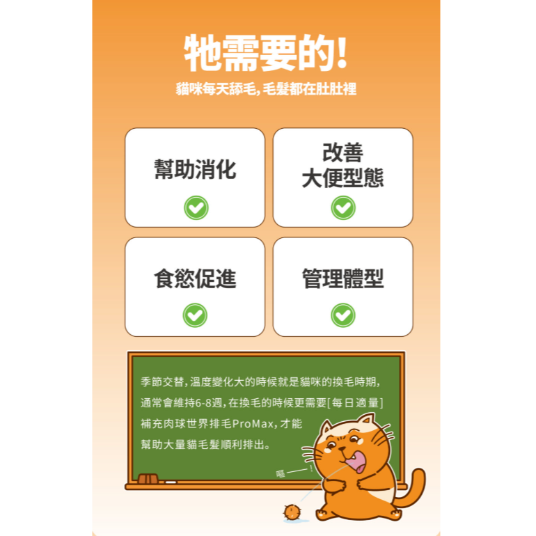 LieBaoの舖🐱寵物保健品🐱肉球世界 PawPawland🆕️貓用 排毛粉 Pro max 2g*30入🆕️-細節圖6