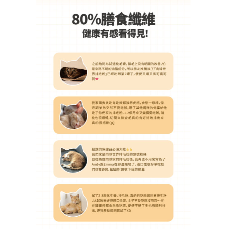 LieBaoの舖🐱寵物保健品🐱肉球世界 PawPawland🆕️貓用 排毛粉 Pro max 2g*30入🆕️-細節圖7