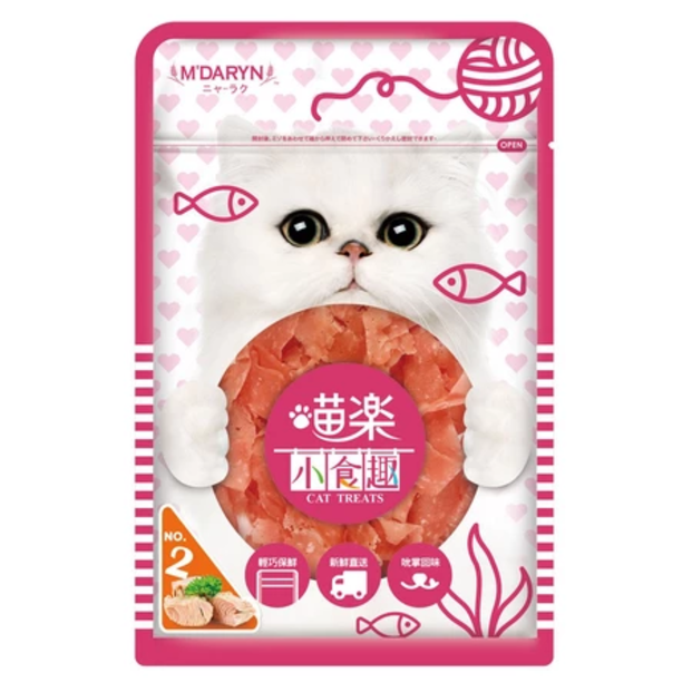 LieBaoの舖🐱貓零食❤️MDARYN喵樂❤️小食趣系列🎨綜合海鮮貓零食🐟貓肉條🐓雞絲🐓魚片🐟小食趣系列-規格圖2