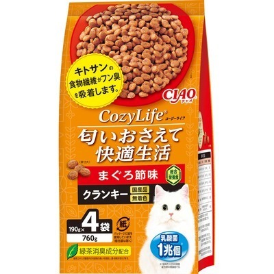 LieBaoの舖🐱貓飼料🐱CIAO快適生活Cozy Life綜合營養乳酸菌系列貓乾糧760g🐟乳酸菌貓糧🐟-規格圖2