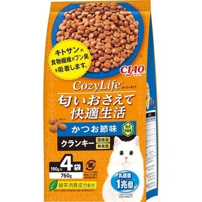 LieBaoの舖🐱貓飼料🐱CIAO快適生活Cozy Life綜合營養乳酸菌系列貓乾糧760g🐟乳酸菌貓糧🐟-規格圖2