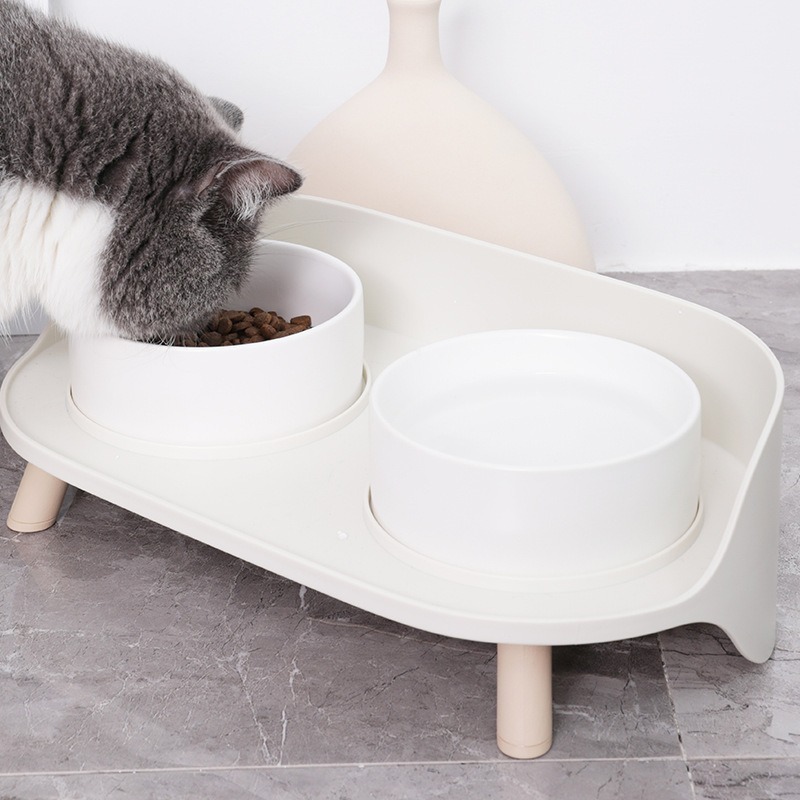 LieBaoの舖🐱寵物用品🐶犬貓護頸防漏食自由變換月半型雙碗小餐桌🎉犬貓飲水碗🎉犬貓護頸碗🎉寵物高碗架🎉-細節圖10