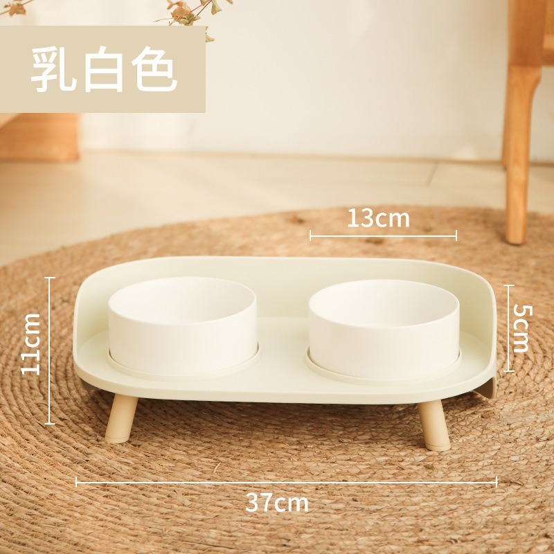 🌻月半型雙碗 * 白色款🌻