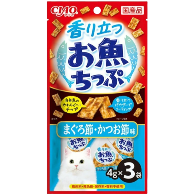 LieBaoの舖🐱貓咪餅乾🐱日本CIAO香濃酥脆魚片貓餅乾4g/3入袋🎉酥脆貓餅乾🎉貓點心🎉香濃酥脆🎉貓餅乾-規格圖10