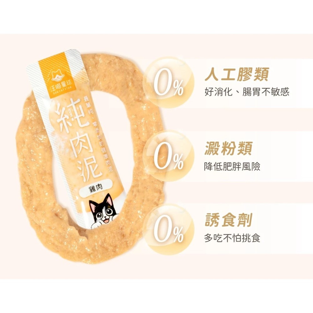 LieBaoの舖🐱犬貓肉泥🐶汪喵星球 無膠純肉泥 6g*5入🎊純肉泥👏🏼貓肉泥🌼真湯 純肉🌼犬肉泥🌼-細節圖5