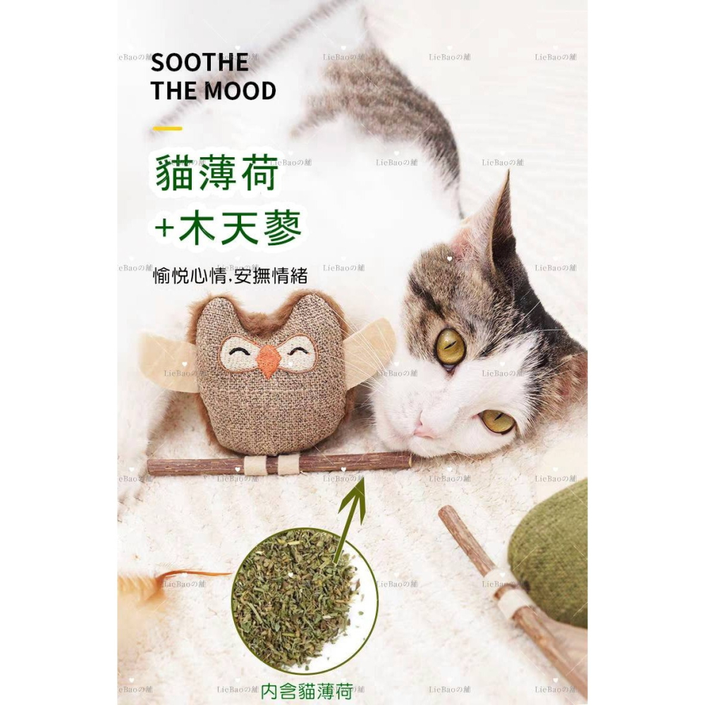LieBaoの舖🐱台灣現貨🐱天然貓薄荷磨牙潔齒貓咪玩具🎨貓草球🌱木天蓼🌱磨牙棒🎨貓薄荷🌱磨牙潔齒玩具🌱-細節圖5