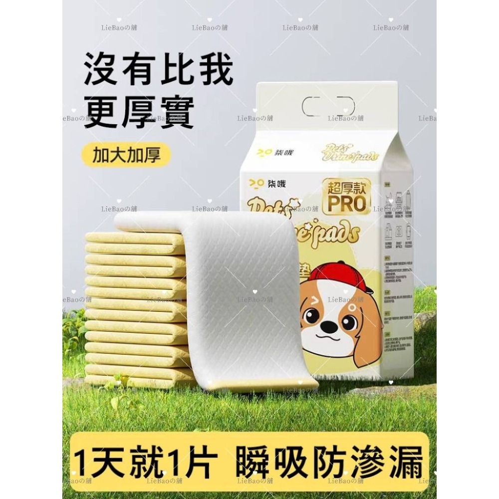 LieBaoの舖🐶犬用尿布墊🐱寵物特厚款防臭防漏超吸水尿墊💖特厚款狗狗尿布墊💖犬用尿墊💖喵星人尿墊💖強效吸收-細節圖2