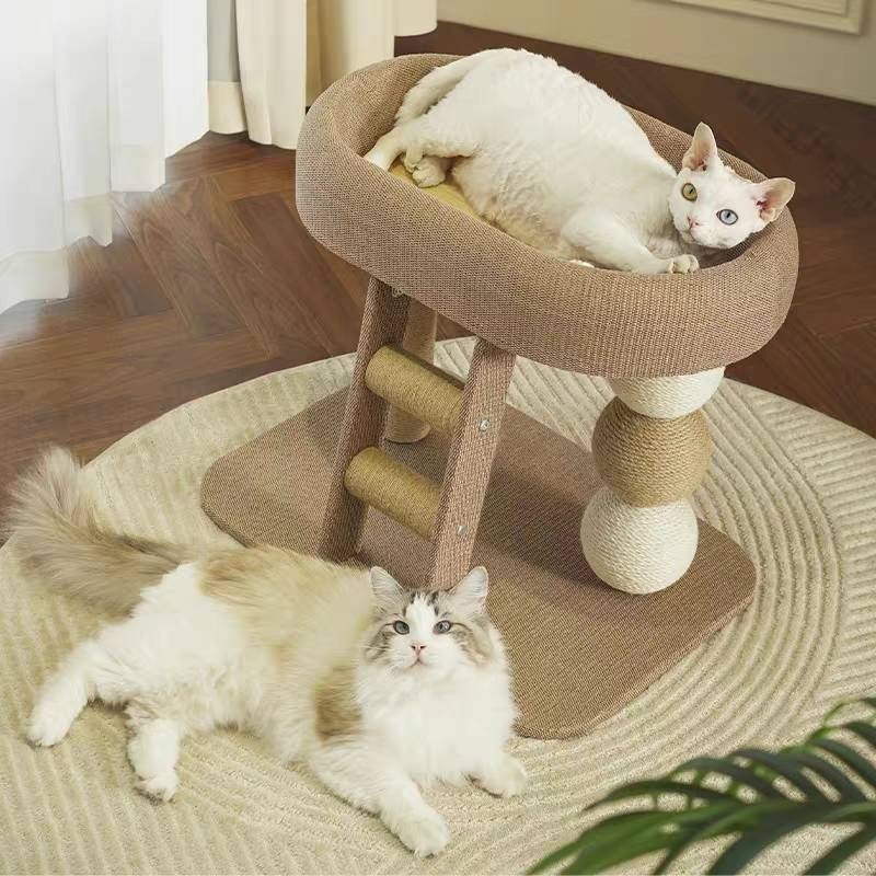 LieBaoの舖🐱台灣現貨🐱造型款立體貓抓窩🎨劍麻貓抓柱🎨劍麻貓抓板🎉貓抓窩🎉貓跳台🎉貓咪爬架🎨貓咪爬梯-細節圖8