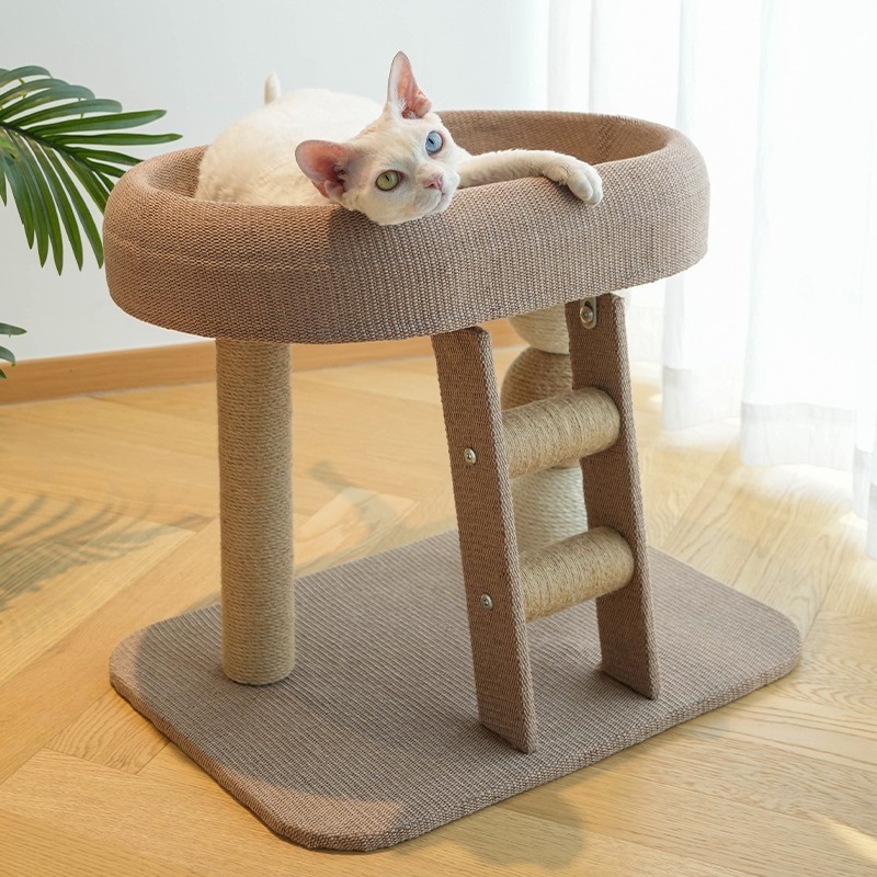 LieBaoの舖🐱台灣現貨🐱造型款立體貓抓窩🎨劍麻貓抓柱🎨劍麻貓抓板🎉貓抓窩🎉貓跳台🎉貓咪爬架🎨貓咪爬梯-細節圖9