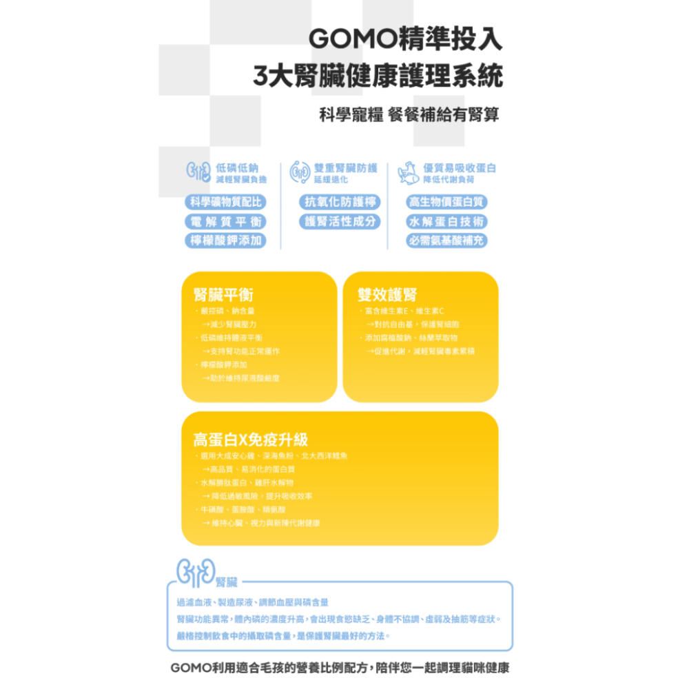 LieBaoの舖🐱貓咪飼料🐱GOMO固牧寵糧🐟機能無穀低敏貓糧🐟美膚亮毛/腸胃保健/腎臟低負擔配方🐟無穀貓飼料-細節圖3