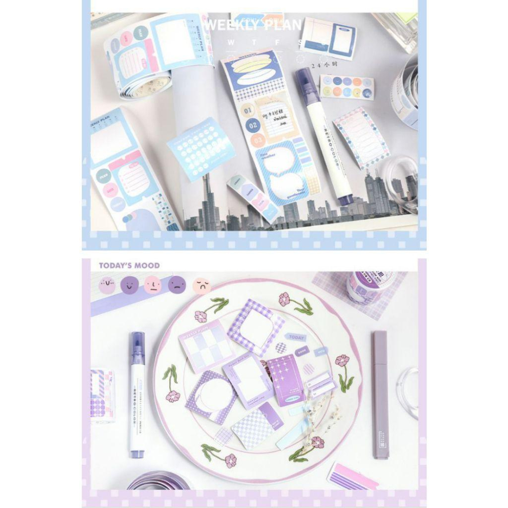 起司家🧀台灣現貨 芯陌 韓系元素模切紙膠帶 韓系手帳 韓風 簡約 INS拼貼 手帳貼紙 韓系拼貼 手帳拼貼 手帳素材-細節圖6