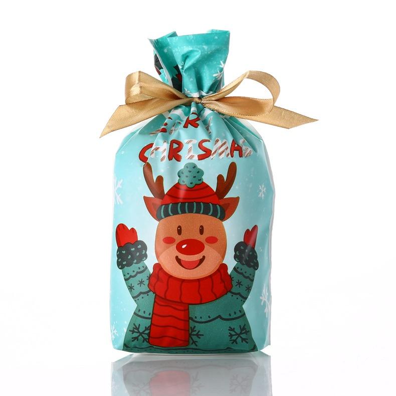 起司家🧀台灣現貨 聖誕系列 束口袋 聖誕節 掛禮物 耶誕 耶誕老人 耶誕節 糖果  聖誕禮物 小禮物 禮物袋-細節圖5