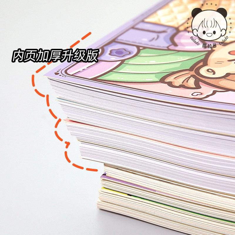 起司家🧀台灣現貨 提拉多離型紙本 手帳膠帶 貼紙素材 收納冊 紙膠帶 圖鑒本 分裝膠帶收納 離型紙本 離型本-細節圖3