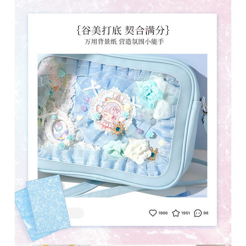 起司家🧀台灣現貨 芯陌 浪漫曲 流麻打底 咕卡打底紙 手帳 打底紙 韓風 可愛 咕卡 手帳 打底 貼紙 素材紙-細節圖5