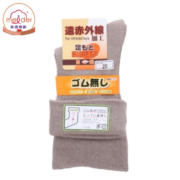 日本製婦人「遠紅外線加工」足部友好健康毛襪-細節圖5