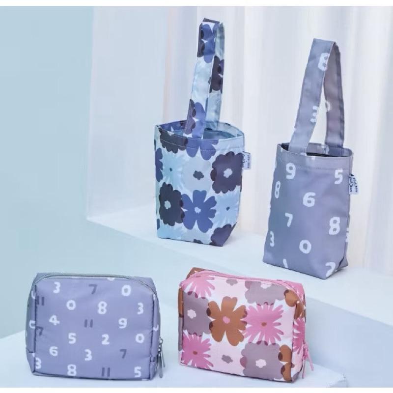 【現貨特價】7-11 SOUSOU 環保購物袋(可摺疊收納)共4款 十數黑灰 貓 五十音歌  落落 十數5色藍-細節圖2