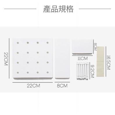 《現貨》吊飾擺設 洞洞板收納架 置物架  免釘 洞洞板置物架 牆壁收納架 牆上收納架 牆壁置物架 掛式置物架 組合收納板-細節圖3
