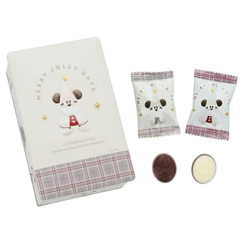 《現貨》2024日本迪士尼聖誕節 冬季 白色米奇串串 米奇小精靈 米奇精靈 側背包 髮夾 聖誕米奇 零錢包娃娃 吊飾-細節圖8