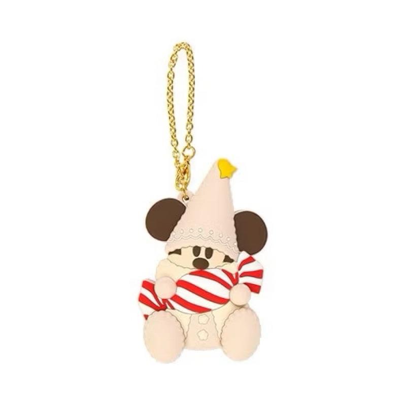 《現貨》2024日本迪士尼聖誕節 冬季 白色米奇串串 米奇小精靈 米奇精靈 側背包 髮夾 聖誕米奇 零錢包娃娃 吊飾-細節圖9