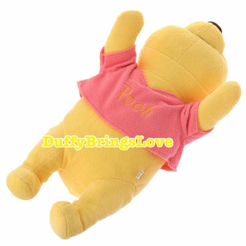 《現貨》迪士尼正版 趴睡維尼 抱枕 寶寶專用 維尼 小熊維尼 短毛 閉眼維尼 玩偶 娃娃 睡覺娃娃-細節圖3