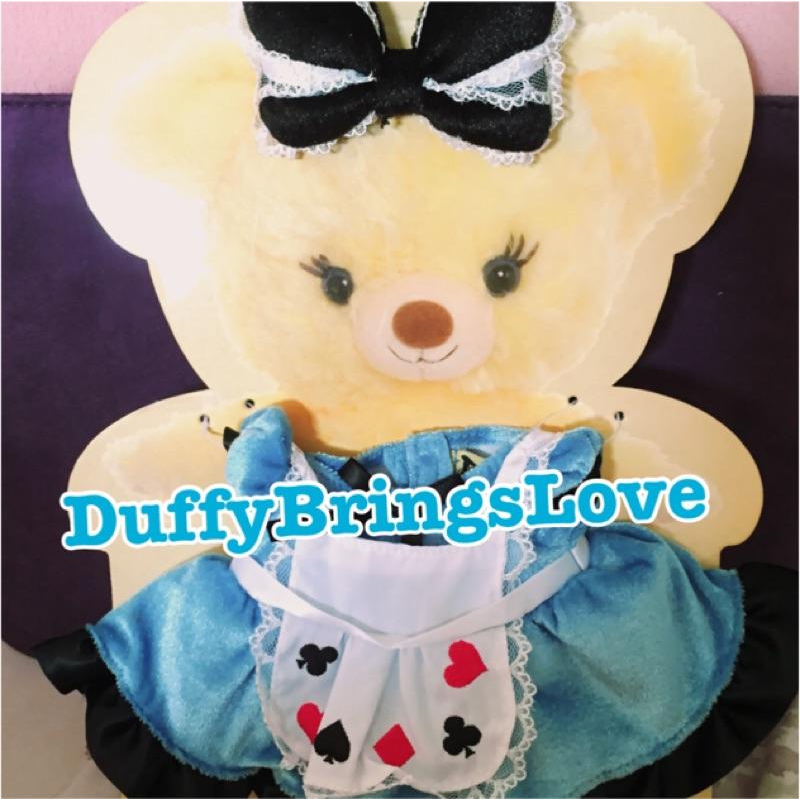 《絕版》2015日本迪士尼 大學熊四週年 愛麗絲 泡芙 SS號 玩偶 娃娃 SSS號 金鍊吊飾 金鏈吊飾 大學熊-細節圖4