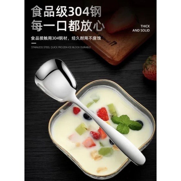 🔥快速出貨🔥現貨304不鏽鋼餐具折疊款304不鏽鋼湯勺 創意湯匙 成人湯匙 兒童餐具 304方頭勺 3 愛寶我的世界-細節圖6