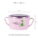 304不鏽鋼碗動物碗 恐龍碗 304不鏽鋼杯子 安全無毒的小學生碗卡通304不鏽鋼碗 副食品 愛寶我的世界-規格圖8