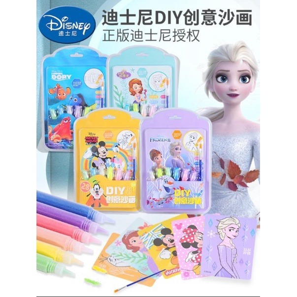 ♥現貨有發票♥正版迪士尼沙畫 冰雪奇緣沙畫 復仇者聯盟沙畫 迪士尼沙畫 萬聖節禮物 兒童生日禮物 兒童創意 愛寶我的世界-細節圖4