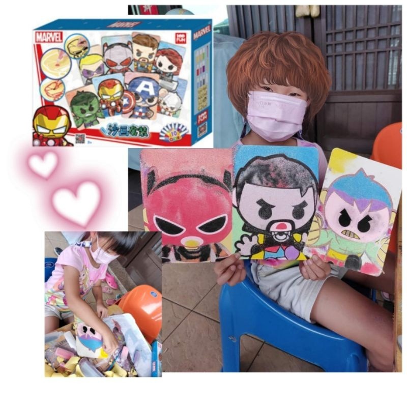 ♥現貨有發票♥正版迪士尼沙畫 冰雪奇緣沙畫 復仇者聯盟沙畫 迪士尼沙畫 萬聖節禮物 兒童生日禮物 兒童創意 愛寶我的世界-細節圖6