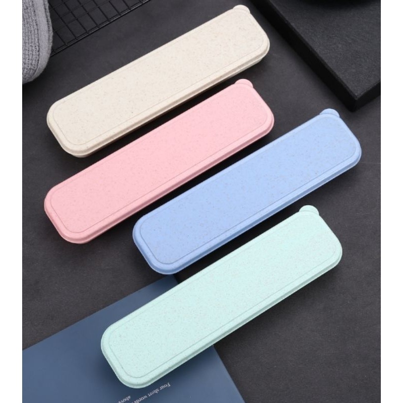 現貨加大環保便攜盒 加長餐具盒 吸管餐盒 吸管盒 學習筷餐盒 餐具盒子 加長筷子盒 加長餐具盒 吸管餐盒 愛寶我的世界-細節圖9