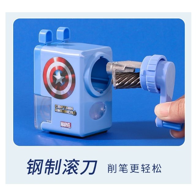正版迪士尼削迷你鉛筆機公主削鉛筆機蜘蛛人削鉛筆機美國隊長削鉛筆機 愛莎削鉛筆機 冰雪削筆機 愛寶我的世界-細節圖5