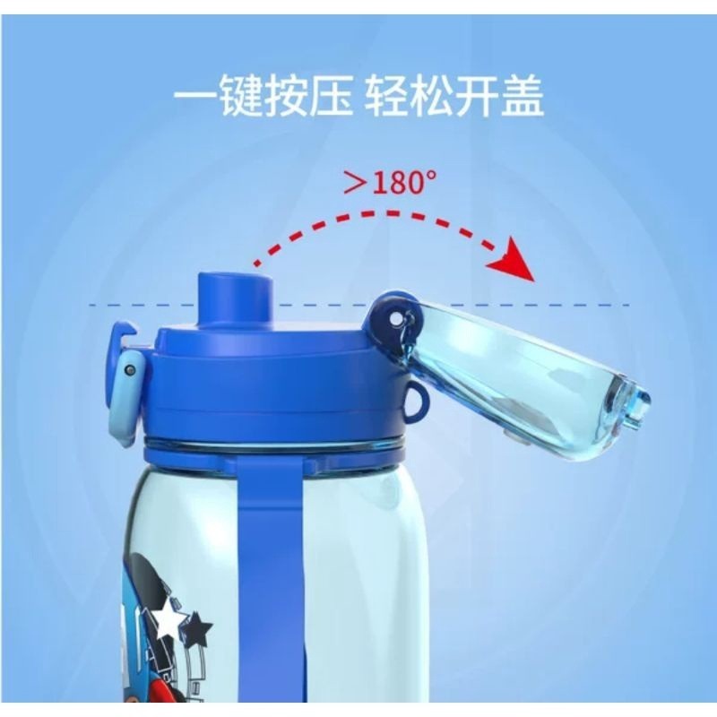 ♥現貨♥正版迪士尼水壺直飲米奇吸管水壺 蘇菲雅水壺 美國隊長水壺 兒童卡通水壺 不含雙酚a水壺 手提水壺 愛寶我的世界-細節圖4