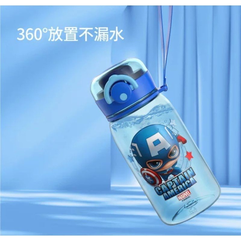 ♥現貨♥正版迪士尼水壺直飲米奇吸管水壺 蘇菲雅水壺 美國隊長水壺 兒童卡通水壺 不含雙酚a水壺 手提水壺 愛寶我的世界-細節圖9