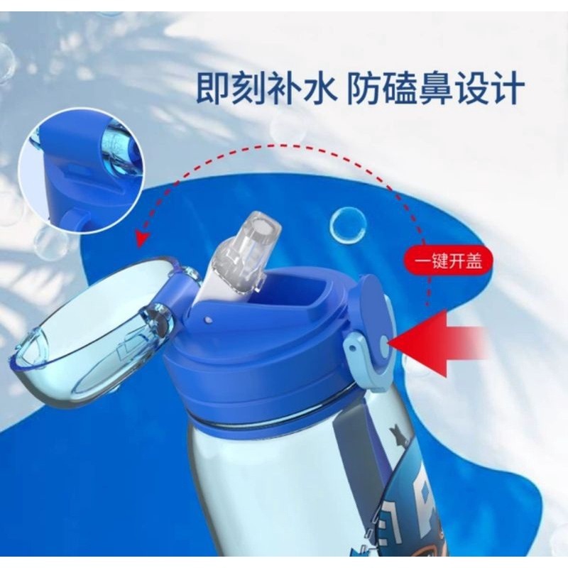 ♥現貨♥正版迪士尼水壺直飲米奇吸管水壺 蘇菲雅水壺 美國隊長水壺 兒童卡通水壺 不含雙酚a水壺 手提水壺 愛寶我的世界-細節圖3