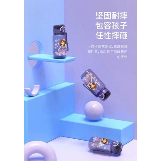 ♥現貨♥正版迪士尼水壺直飲米奇吸管水壺 蘇菲雅水壺 美國隊長水壺 兒童卡通水壺 不含雙酚a水壺 手提水壺 愛寶我的世界-細節圖6