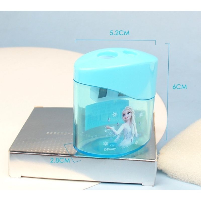 2024迪士尼學齡粗筆削筆器 冰雪奇緣削筆器 粗三角削筆器 變型金鋼削筆器 卡通削筆器 冰雪削筆機 愛寶我的世界-細節圖7