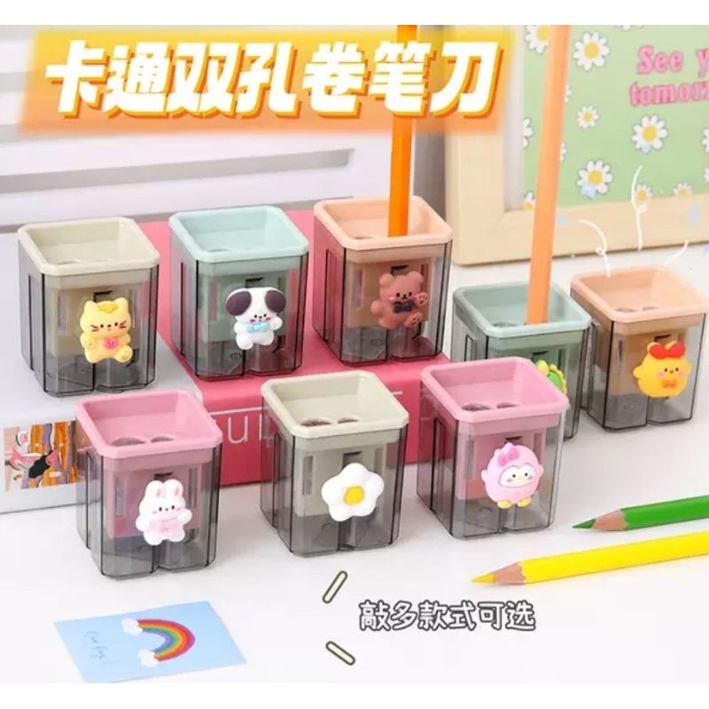 2024迪士尼學齡粗筆削筆器 冰雪奇緣削筆器 粗三角削筆器 變型金鋼削筆器 卡通削筆器 冰雪削筆機 愛寶我的世界-細節圖2