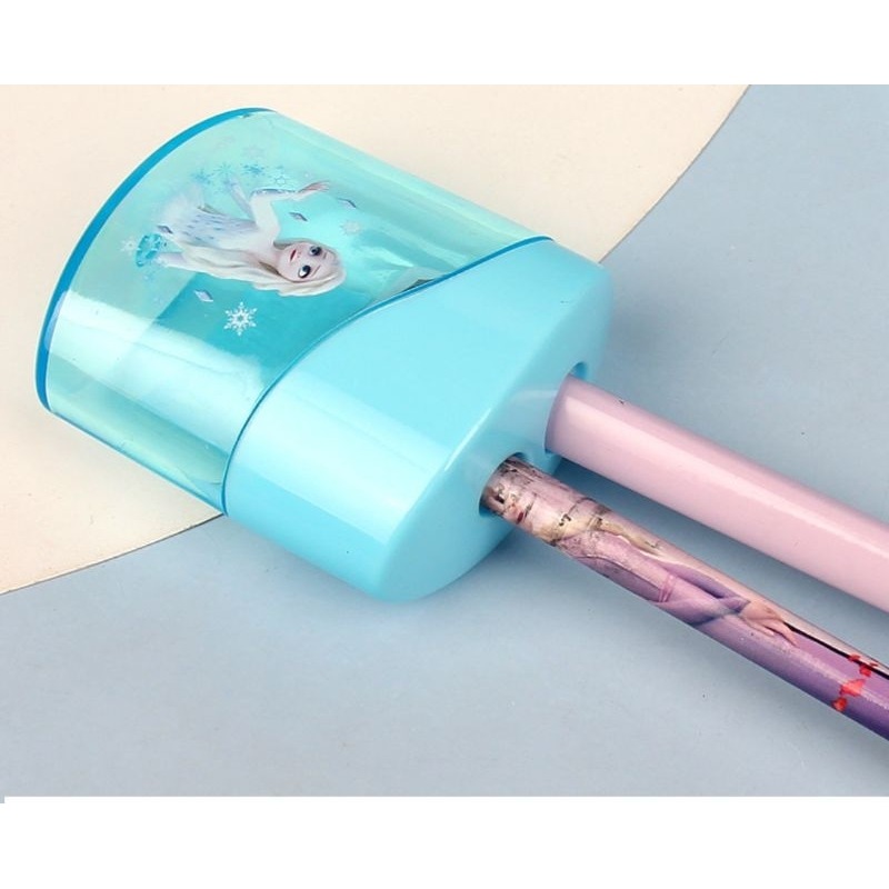 2024迪士尼學齡粗筆削筆器 冰雪奇緣削筆器 粗三角削筆器 變型金鋼削筆器 卡通削筆器 冰雪削筆機 愛寶我的世界-細節圖6