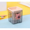 小熊 雙孔削筆器