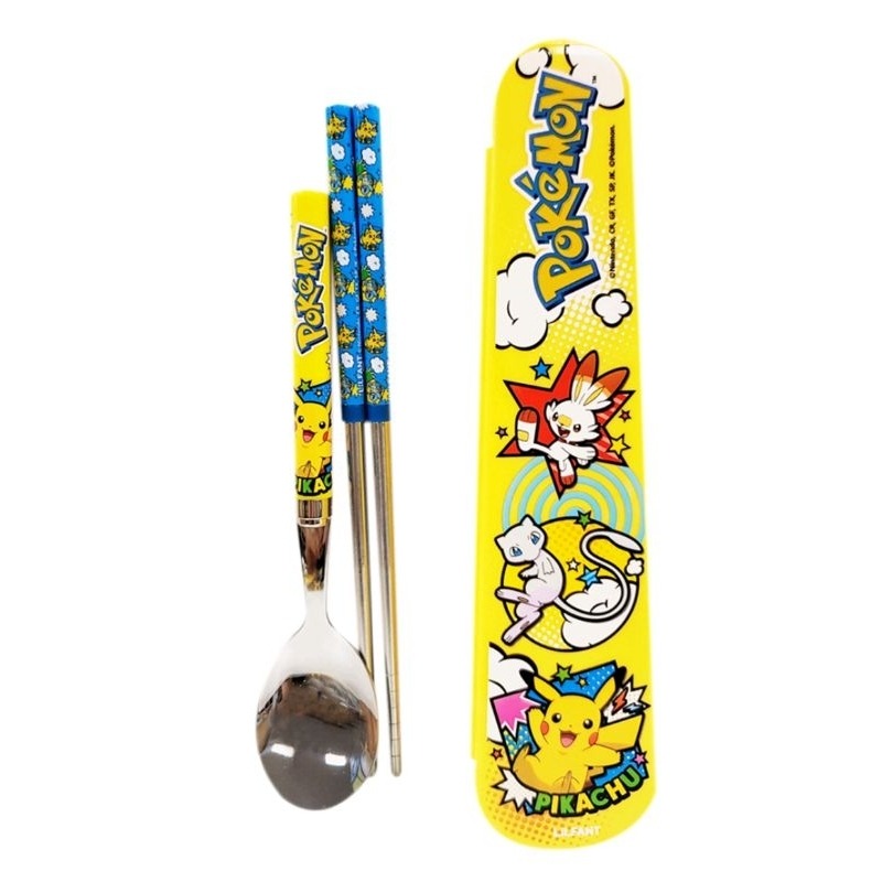 韓國正版寶可夢餐具套組筷子套組蜘蛛人餐具機器戰士carbot湯匙寶可夢復仇者湯匙鋼鐵人湯匙衝峰戰士湯匙 愛寶我的世界-細節圖8