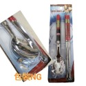 福利品鋼鐵人餐具（勺+扁筷)$159
