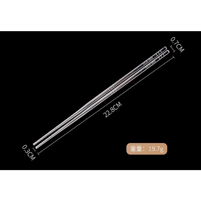 新品現貨304韓式304不鏽鋼6環圓筷304筷子304不鏽鋼餐具不鏽鋼筷子套組304防滑筷酒店專用筷22. 愛寶我的世界-細節圖6