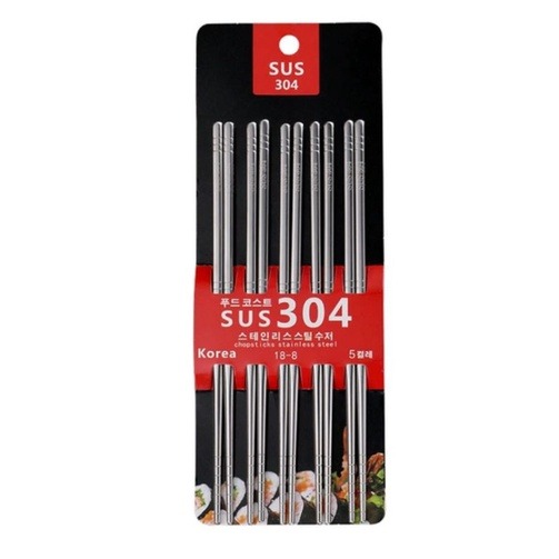 新品現貨304韓式304不鏽鋼6環圓筷304筷子304不鏽鋼餐具不鏽鋼筷子套組304防滑筷酒店專用筷22. 愛寶我的世界-細節圖9