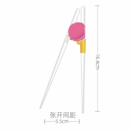 |臺灣現貨|日本左右手學習筷一二階幼兒輔助練習筷小孩吃飯矯正器兒童訓練筷子 愛寶我的世界-細節圖9