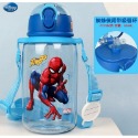 650ml 藍色蜘蛛人吸管水壺